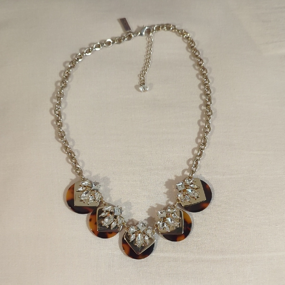 The Limited Gold and Brown Statement Necklace